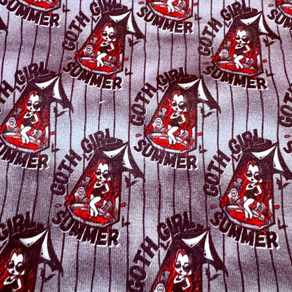 Faux bow headband soft super stretchy wear 3 ways Cute but Dark Designs