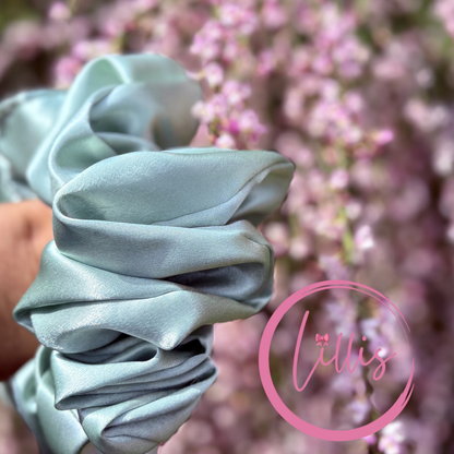Lillis XXL Scrunchie Handmade Luxury Hair Accessory in Silky Satin