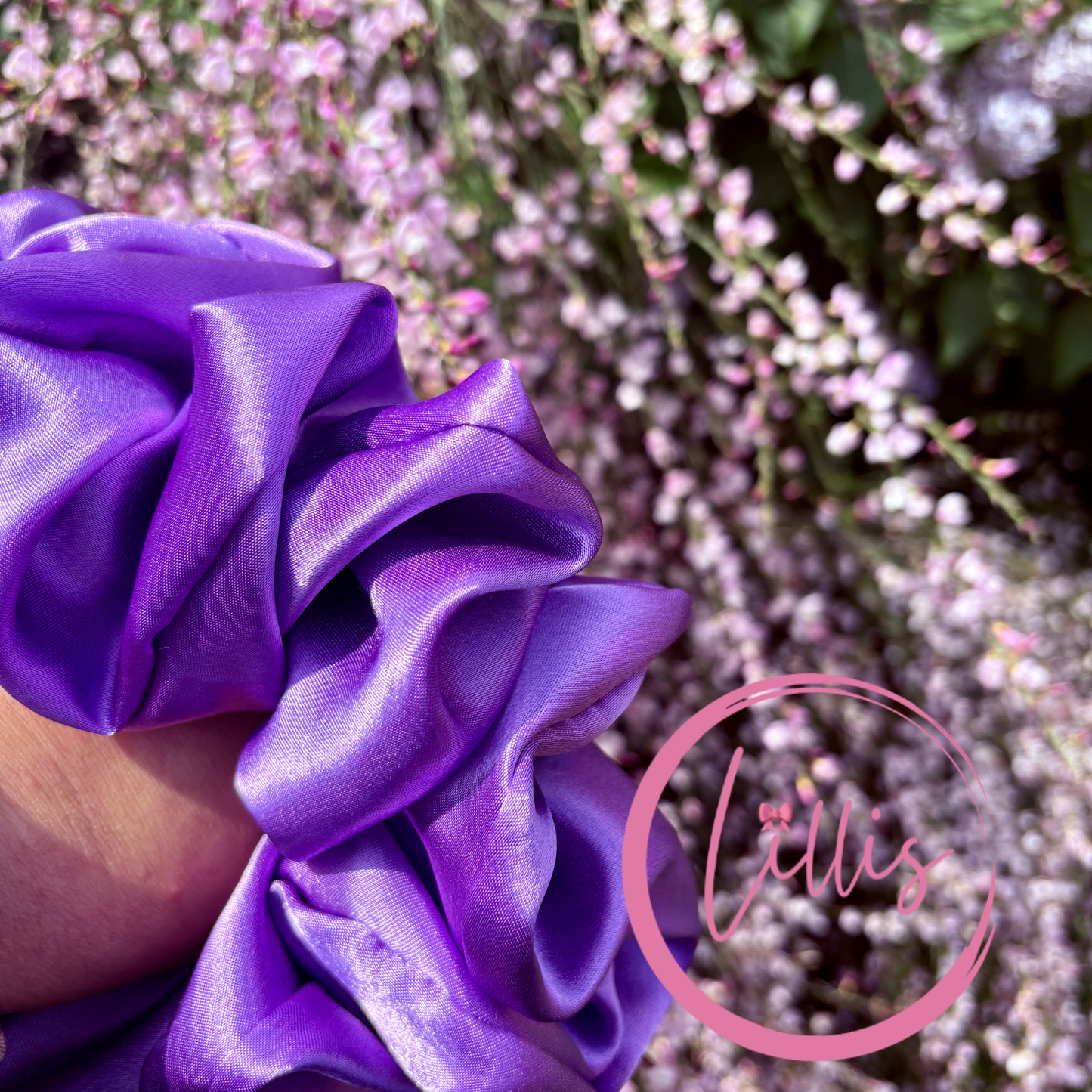Lillis XXL Scrunchie Handmade Luxury Hair Accessory in Silky Satin