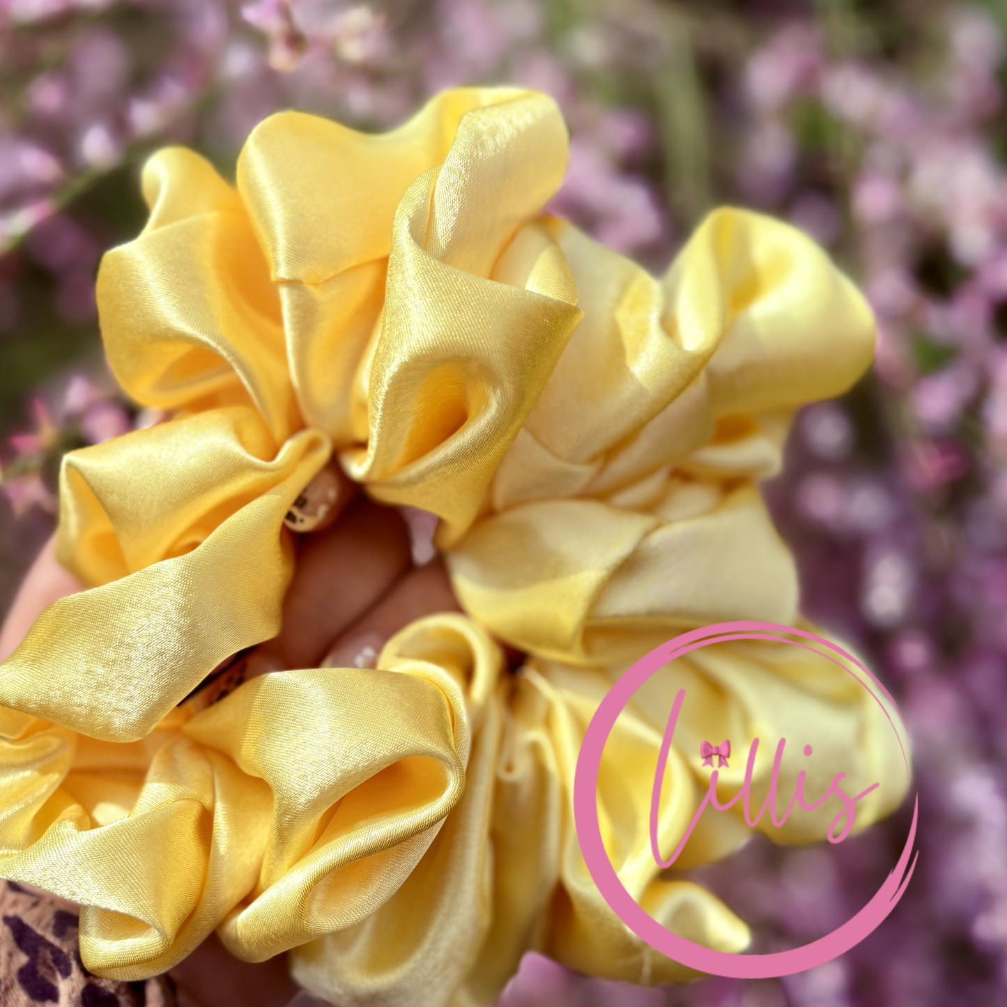 Lillis XXL Scrunchie Handmade Luxury Hair Accessory in Silky Satin