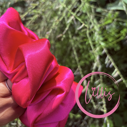 Lillis XXL Scrunchie Handmade Luxury Hair Accessory in Silky Satin