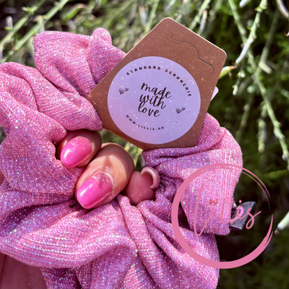 Lillis Standard Scrunchie Handmade Luxury Hair Accessory in Stretch Fabric