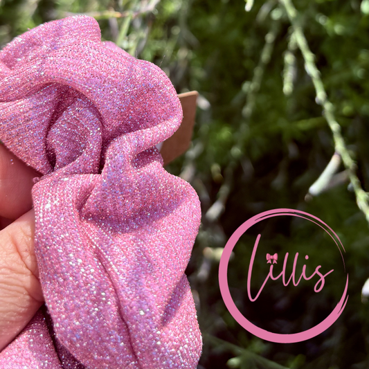 Lillis Standard Scrunchie Handmade Luxury Hair Accessory in Stretch Fabric