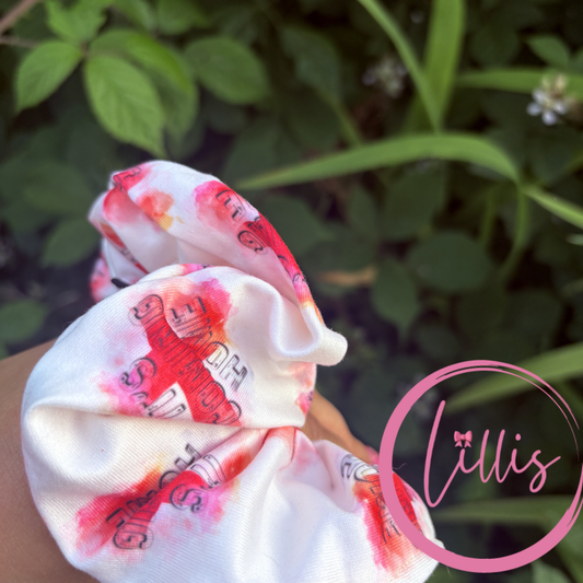Lillis Standard Scrunchie Handmade Luxury Hair Accessory in Stretch Fabric