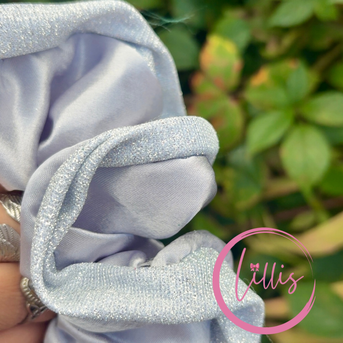 Oversized Satin Scrunchie – Handmade by Lillis