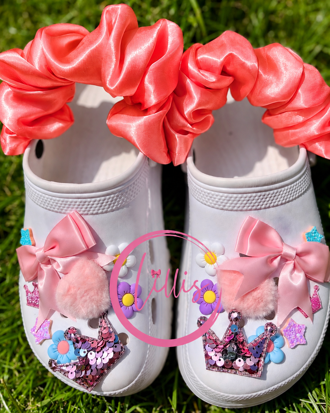 Croc Scrunchies – Satin Silk, Velvet & Faux Fur