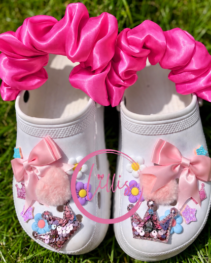 Croc Scrunchies – Satin Silk, Velvet & Faux Fur