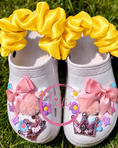 Croc Scrunchies – Satin Silk, Velvet & Faux Fur