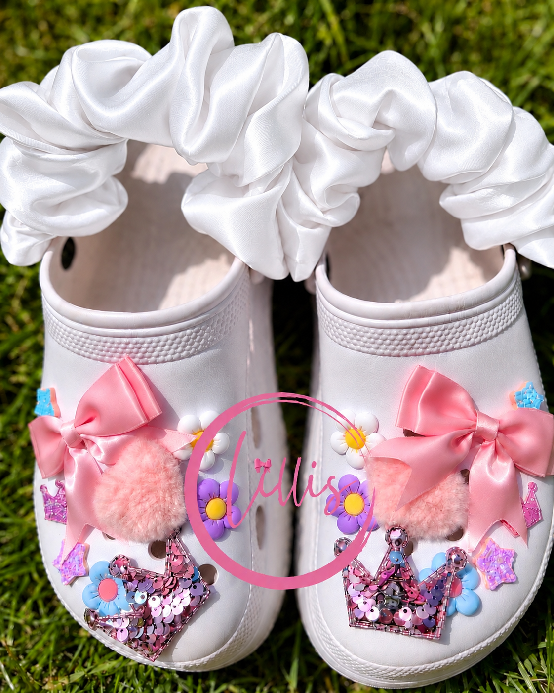 Croc Scrunchies – Satin Silk, Velvet & Faux Fur
