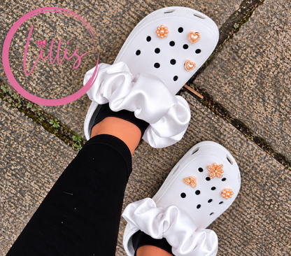 Croc Scrunchies – Satin Silk, Velvet & Faux Fur