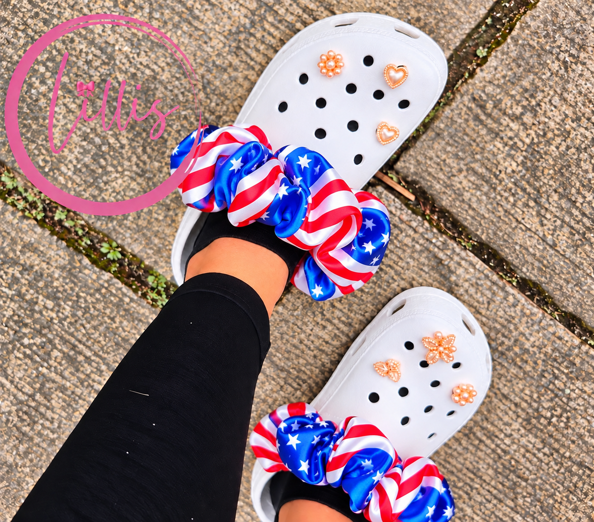 Croc Scrunchies – Satin Silk, Velvet & Faux Fur