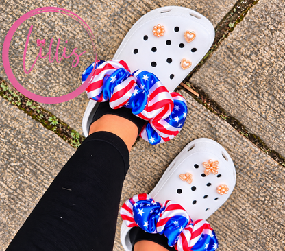 Croc Scrunchies – Satin Silk, Velvet & Faux Fur