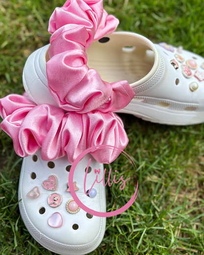 Croc strap scrunchies