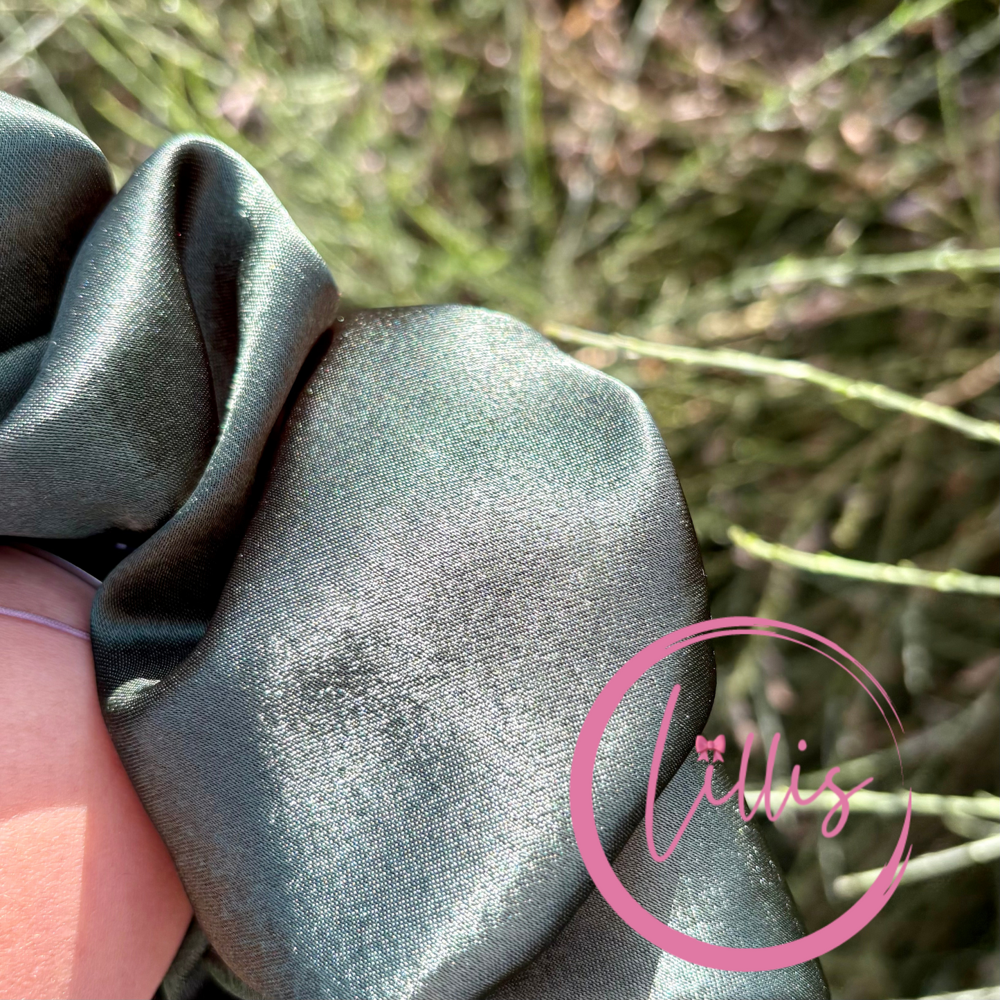 XL & XXL Satin Silk Scrunchies | Plain Colours | Handmade Luxury Hair Accessories