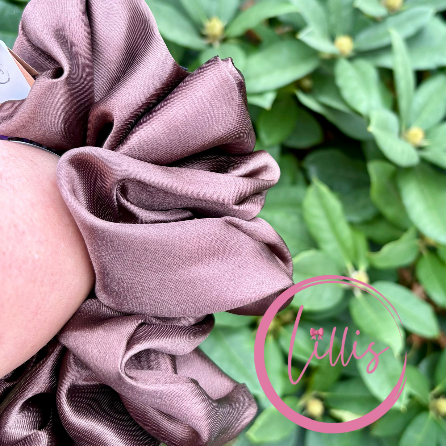 XL & XXL Satin Silk Scrunchies | Plain Colours | Handmade Luxury Hair Accessories