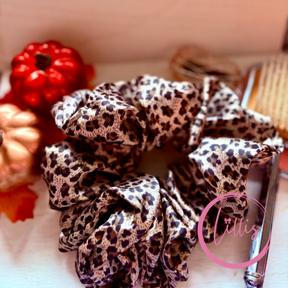 XL & XXL Satin Silk Scrunchies | Handmade in Manchester | Patterned Designs | Luxury Soft Hair Accessories
