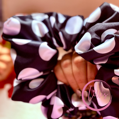 XL & XXL Satin Silk Scrunchies | Handmade in Manchester | Patterned Designs | Luxury Soft Hair Accessories