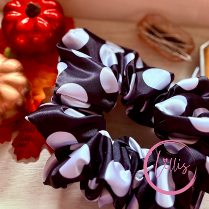 XL & XXL Satin Silk Scrunchies | Handmade in Manchester | Patterned Designs | Luxury Soft Hair Accessories