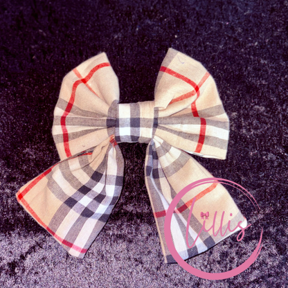 Handmade Velvet Big Bows | Winter & Christmas Hair Accessories