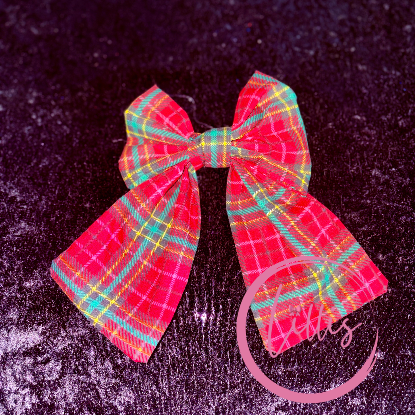 Handmade Velvet Big Bows | Winter & Christmas Hair Accessories