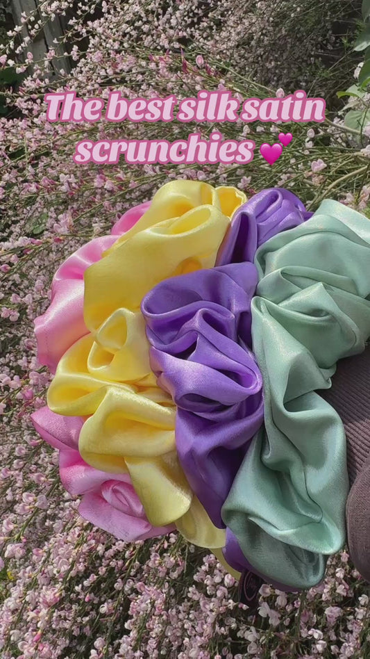 Lillis XXL Scrunchie Handmade Luxury Hair Accessory in Silky Satin
